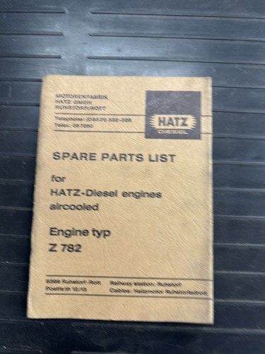 Genuine hatz e782 - hatz,