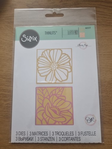 Sizzix floral card fronts - sizzix,