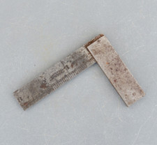 Vintage Rare All Steel Try Square 3'' No 1482 J. Rabone & Sons, Birmingham, Engl