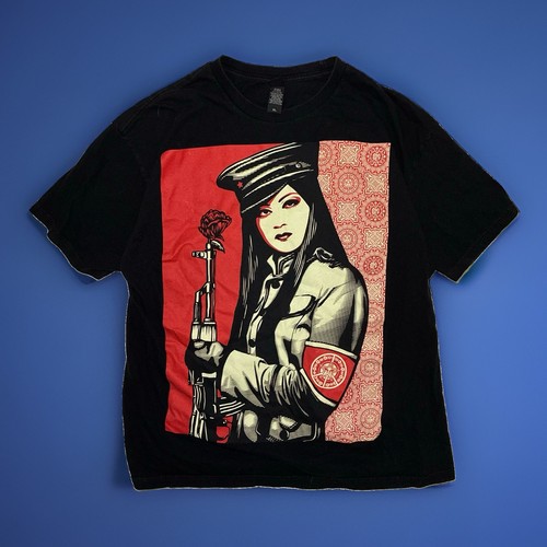 Obey mens black - black, graphic