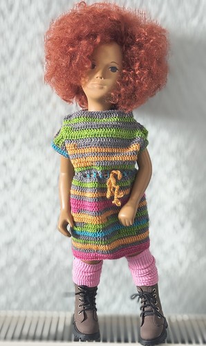Sasha doll rerooted red hair - red,