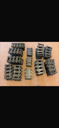 120 lego train track pieces - x,