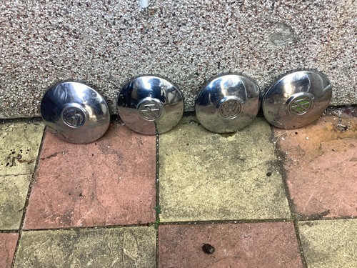 Chrome hubcaps vintage - hubcaps,