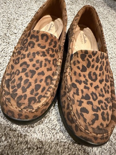 Clarks leather textile - clarks, leather/textile