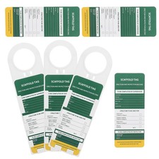  Scaffolding Tags Equipment Inspection Label Ladder Safety Poster