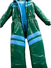 Gloss Nylon PVC Jumpsuit Suit EXP Regeneroverall 10 Colors XS-5XL 15mm Fill