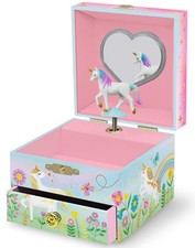 Giggle & Honey Musical Unicorn Jewellery Box for Girls - Kids Dancing Unicorn...