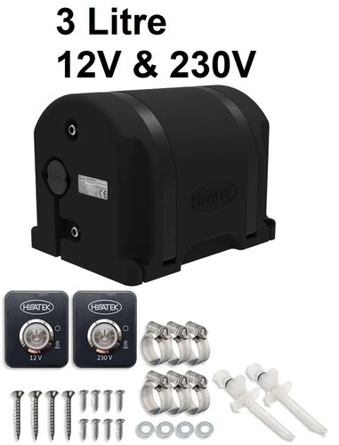 Heatek 12v 230v water - heatek,
