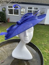 CAPPELLI CONDICI 7416S (48) RICH HYDRANGEA HATINATOR HAT WEDDING ASCOT-OCCASION