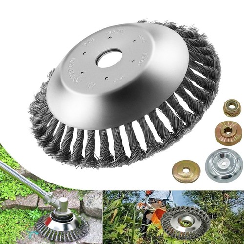 Steel wire brush strimmer - steel,