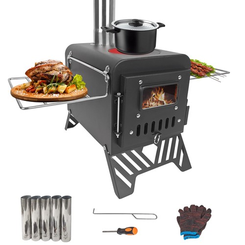 Tent camping stove expanded - tent, stove,