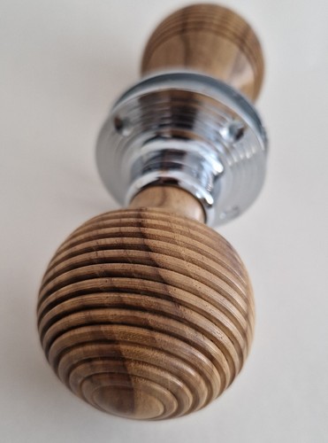 Door beehive knobs brass - door, knob