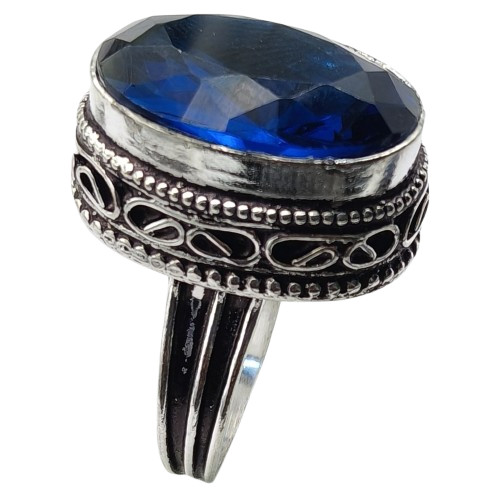 Blue tanzanite hydro gemstone - blue,