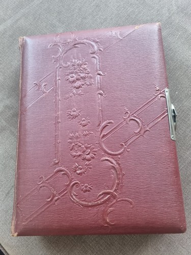 Victorian leather bound photo - leather,