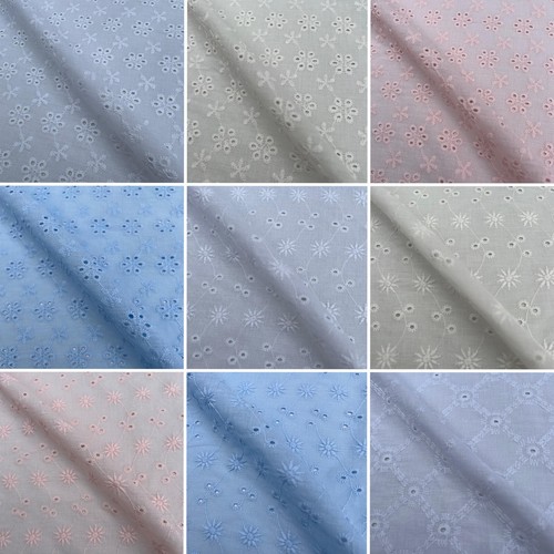 Embroidered voile 100 cotton - embroidered,