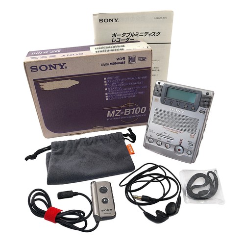 Sony b100 minidisc recorder - sony,