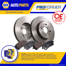 2x Vented Brake Discs and Pads