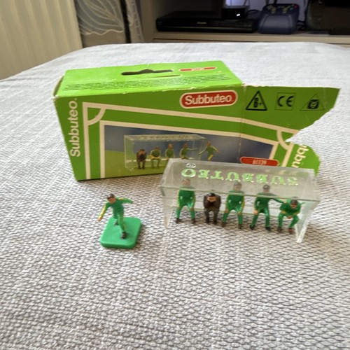 Subbuteo substitutes bench
