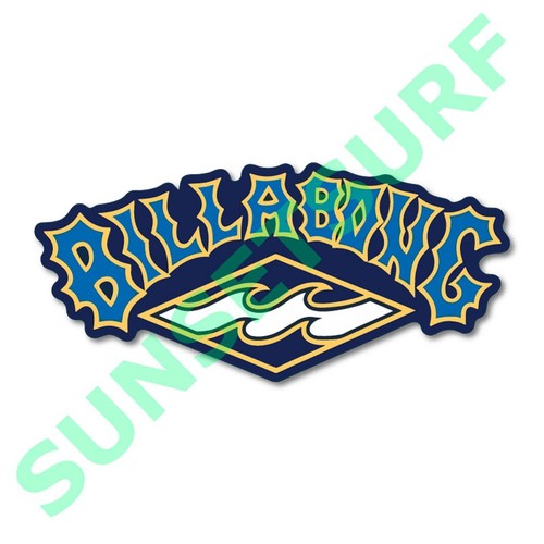 Billabong metal logo - billabong, blue