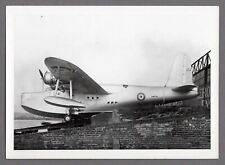 SHORT SUNDERLAND FLYING BOAT