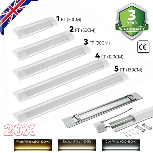 5ft led strip lights batten - strip,