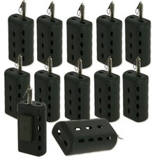 Fishing Feeders Maggot Oval Blockend 15g 20g 30g 40g Black Coarse River Lake x10