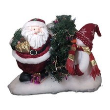 Fibre Optic Santa Snowman Light Up Colour Changing Christmas Decoration CH14