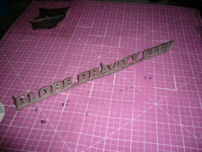 Vintage Globe Model 510 Gravity Feed Meat Slicer Chrome Emblem, Good Cond.