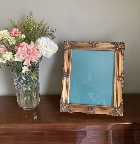 Vintage ornate gold picture - vintage,