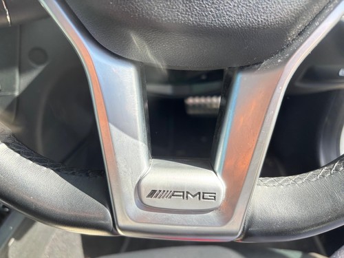Metal steering wheel emblem - metal,