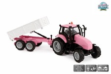 Kids Globe PINK Tractor Set