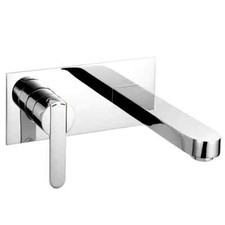 Francis Pegler Strata Wall Mounted Bath Filler Tap Chrome Modern Style