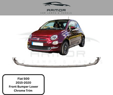 FIAT 500 2015 -2023 FRONT BUMPER CENTRE CHROME TRIM MOULDING GRILLE OE=735642308
