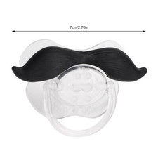 Funny Moustache Dummy Dummies Pacifier Novelty Baby Child Soother Lips Joke
