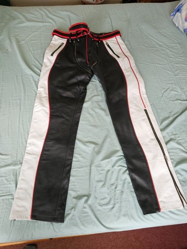 Leather chap style men - leather,