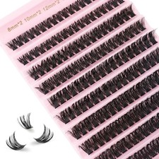 Glowing Win Individual Eyelashes Russian 80D Cluster Lashes 180PCS Lash... 