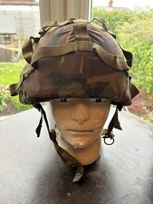 British Army Mk6 Helmet ~ Size Large ~ NP Coventry, 1985 Dated