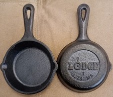 2 X LODGE Cast Iron Skillet