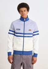 Ellesse Mens Rimini Zip Up Track Top Vintage Casual Tracksuit Jacket Lavender