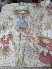 Vintage Cute Cottage Core Victoria Plum Curtains Retro Child Bedroom Boho Hippy