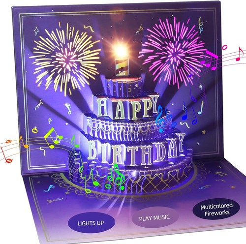 Pop musical birthday - 3d,