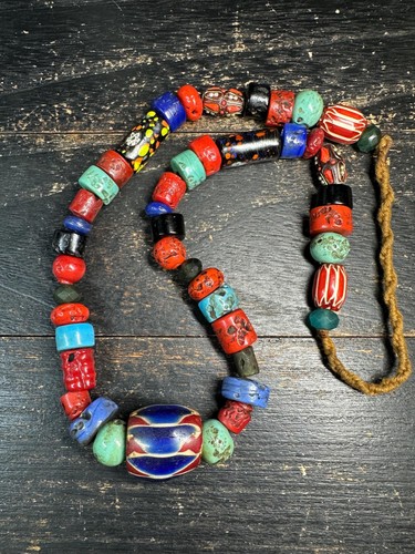 Old nepal glass - old, beads
