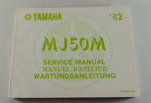 Workshop manual yamaha - workshop, mj