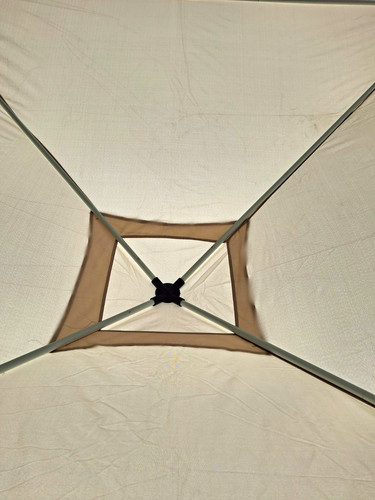 Beige 3x3m portable pop - beige,