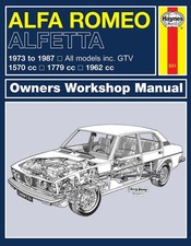 Alfa Romeo Alfetta (1973-1987) Haynes Repair Manual