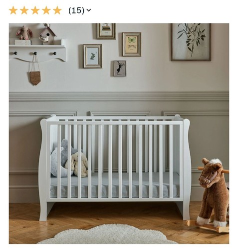 Puggle chelford sleigh cot - chelford,