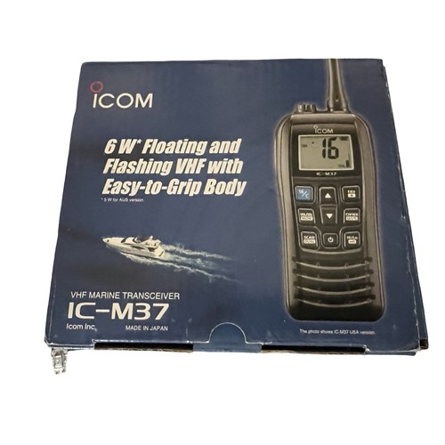 Icom m37e vhf radio m37 - vhf,
