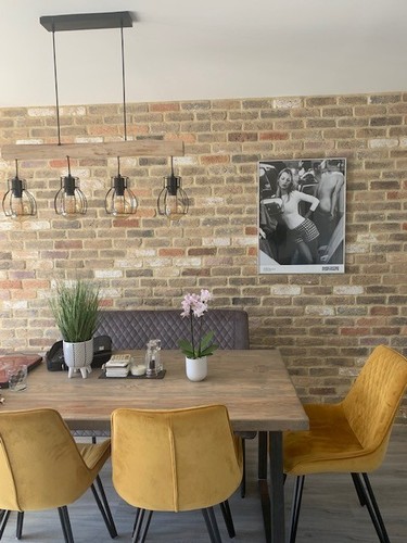 Old lambeth blend brick slips - old,