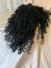 Wig for Costumes- Slash wig, Cher wig, Rocker, Long Black Curly Wig