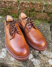 Tricker's Men's Marron Muflone Woodstock Derby Shoes. UK7. New And Unworn